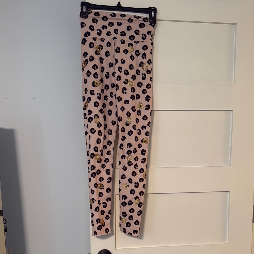 Beach Riot Pink Leopard Leggings